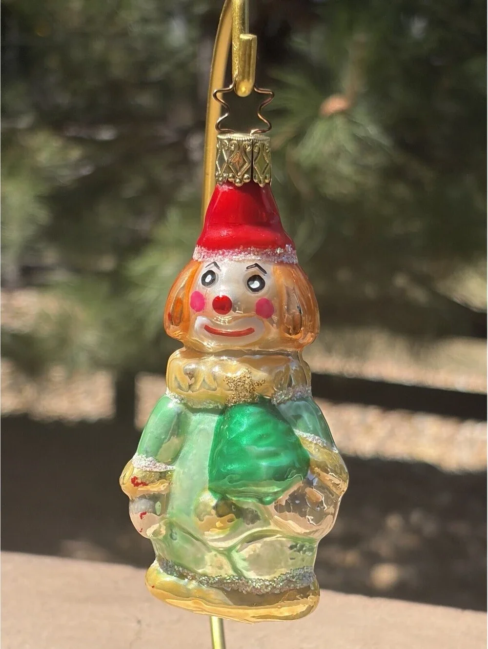 Old World Christmas-Inge Glas Clown 4.5” Excellent